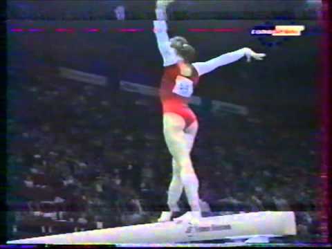 Adrienn VARGA (HUN) beam - 1997 European masters Qualifs