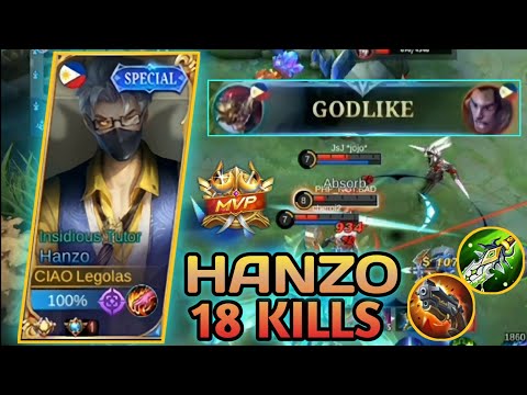 Hanzo Insidious Tutor Vs. STUN Brody! | Who Will Win? | Unstoppable Demon Pneuma 18 Kills | MLBB
