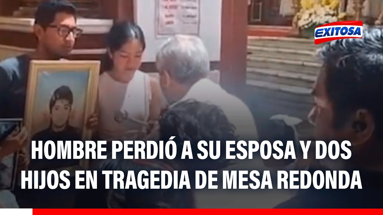 🔴🔵 Hombre perdió a su esposa y 2 hijos en tragedia de Mesa Redonda: "Que el Estado vea nuestro caso"