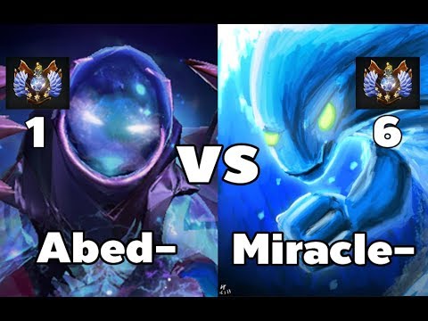 Abed- Arc Warden  VS Miracle- Morphling Rank Match Gameplay