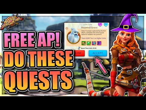 Ghoulish Graveyard Quests in Rise of Kingdoms [The witch rewards are good Halloween 2020]