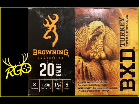 Browning BXD Turkey 20 gauge Test | Shotshell Review | RGO #233