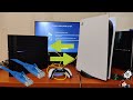 PLAYSTATION 5 Tutorial como pasar juegos y datos de PS4 a PS5 por cable ethernet