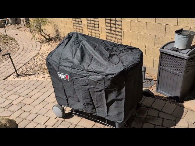 Vídeo relacionado con Tunansx 22 Inch Grill Cover for Weber Performer Charcoal Grills, 600D Heavy Duty BBQ Cover, Waterproof, Weather Resistant, UV and Fade Resistant, Compared to Weber 7152