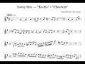 Sonny Stitt — "Ko-Ko" / "Cherokee" (Live, 1962) Alto Sax Transcription [complete track]