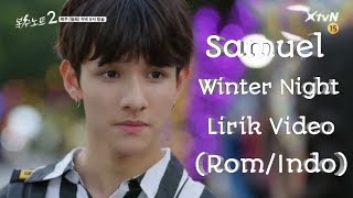 사무엘 (SAMUEL) - Winter Night Lyrics Video (Rom/Indo)