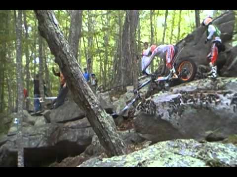 FIM  WORLD TRIALS CHAMPIONSHIP US ROUND RHODE ISLAND 7 26 15  TONI BOU CLEARS CRAZY SECTION 9