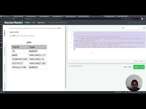 Population Density Difference Hackerrank Sql Question