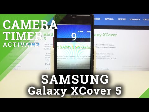 How to Activate Camera Timer in SAMSUNG Galaxy XCover 5 – Take Timed Photo