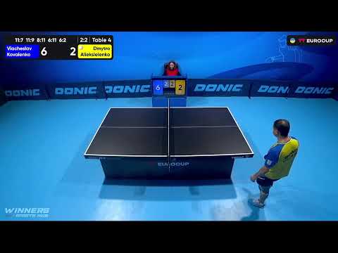 12:25 Viacheslav Kovalenko - Dmytro Alieksieienko 04.10.2023 TT Euro.Cup Ukraine Master. TABLE 4