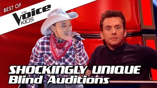 TOP 10 | UNIQUE and MEMORABLE Blind Auditions in The Voice Kids