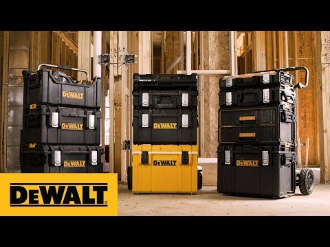 Grąžtas Dewalt ToughSystem 2.0 DS300 dėžė video