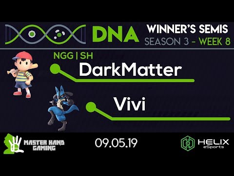 DNA S3:W8 - Vivi (Lucario) Vs. NGG | SH | DarkMatter (Ness) - W Semifinals