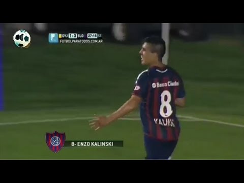 Gol Enzo Kalinski - Defensa y Justicia 1 Vs San Lorenzo 3 - Primera División 2014