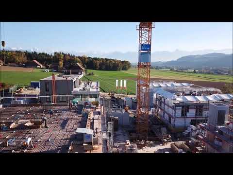 Drohnenaufnahme Panorama Rubigen 16.10.2017