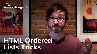 HTML Ordered Lists Tricks | An Evolving Web Tutorial