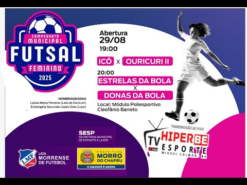 SEMIFINAL CAMPEONATO FUTSAL MORRO DO CHAPÉU 14-10-2025