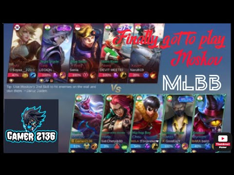 Mobile Legends Gameplay|Moskov gameplay|Overpowered Moskov with inspire and new build