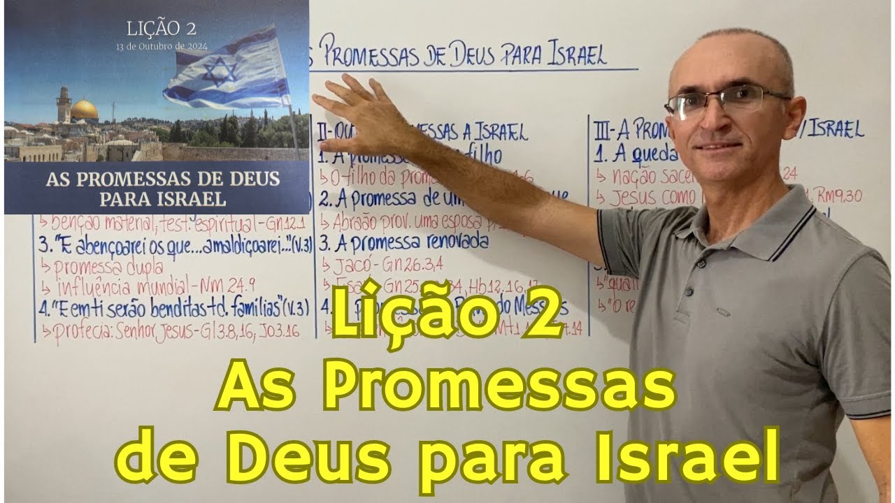 EBD Lição 2 As Promessas de Deus para Israel Resumo de Aula