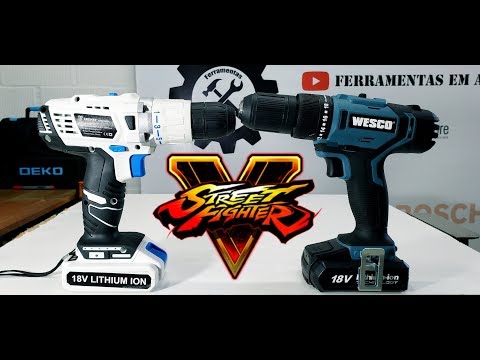 Parafusadeira DEKO 18v Vs Wesco 18v WS2937