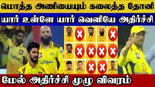 Dhoni confirmed ipl 2023 retained players, released players list today, csk fans shocks | ipl2023