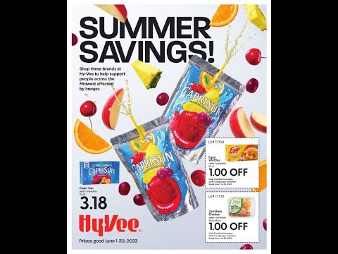 Hy-Vee June Mega Monthly Coupons Ad Flyer 06.01.2023-06.30.2023 Coupons Deal Stock-up Prepping