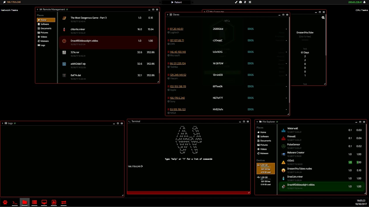 Slavehack 2 - DDoS Setup