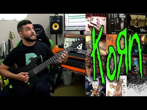 KORN Guitar Riff Evolution (Self Titled - The Serenity Of Suffering Guitar RIff Compilation)