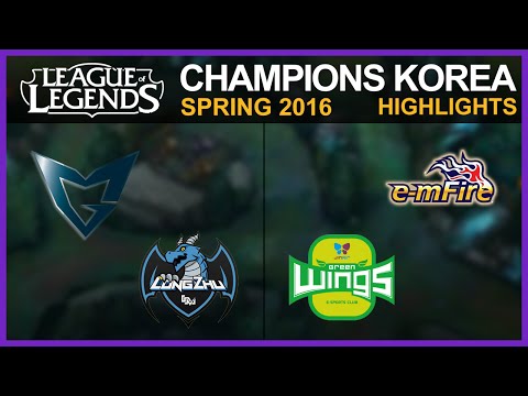 [Highlights] SSG vs LZ & EMF vs JAG / W2D1 / LCK Spring 2016