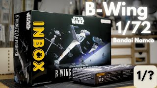 Inbox modelu B-Wing 1/72 Bandai | Co w pudełku? | Recenzja | Instrukcja | Koncepcja na model