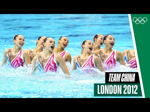 🇨🇳 Team China's Artistic Swimming Free routine at London 2012