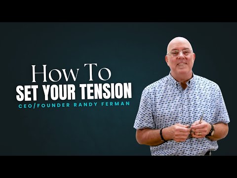 Part of a video titled HOW TO: Check & Adjust Shear Tension - YouTube