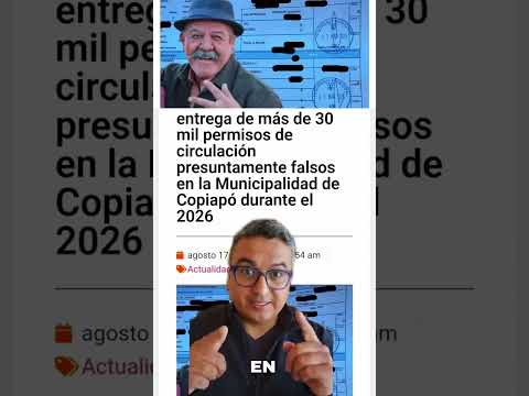 Denuncian entrega de más de 30 mil permisos de circulación presuntamente falsos en Copiapó