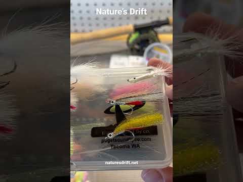 Catch Mo Trout wit deez. Sea Run Trout Flies South Puget Sound. The Evergreen State.