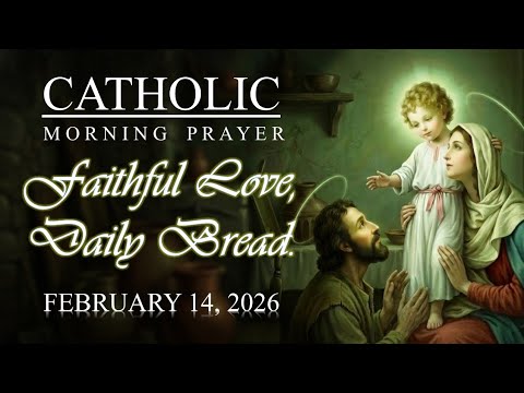 CATHOLIC MORNING PRAYER | Faithful Love, Daily Bread🙏| February 14, 2026 | @SacredEchoesofGrace