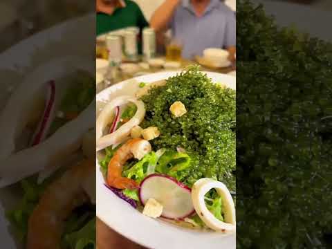 Pratos de frutos do mar frescos Hải Châu e churrasco Nhatrang, Vietnã#