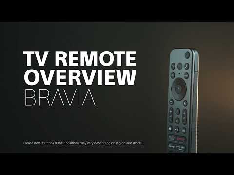 Sony India | Bravia TV Remote Control Overview | Tips & Tricks