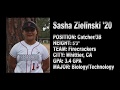 Sasha Zielinski 2020 Catcher/3B