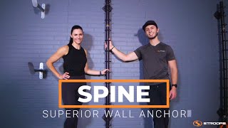 Product video: Stroops Spine Wall Anchoring System - 48" & 78"