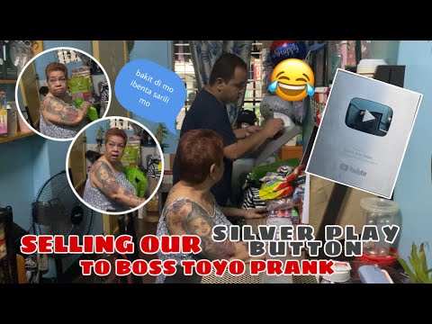 SELLING OUR SILVER PLAY BUTTON TO BOSS TOYO PRANK KAY MAME