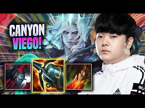CANYON PERFECT GAME WITH VIEGO! - DK Canyon Plays Viego JUNGLE vs Graves! | Season 2022