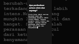 Download lagu Apa perbedaan cinta dan Sayang#motivation#storywa#religion#quote#rohani#motivasi#story#anakmuda mp3