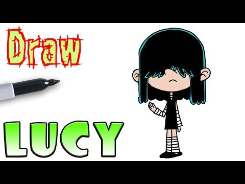 How to Draw Lucy | Loud House - YouTube