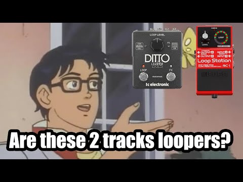 How to transform your looper into a two-track looper (Boss RC-1 RC-3 RC-5 Ditto X2)