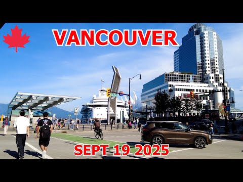 Life in Vancouver Canada 4K on September 19 2025 - Vancouver Downtown Walking Tour