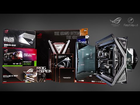 ASUS ROG Hyperion GR701 Gaming PC Build - Noctua Black Fans, ROG Extreme, RTX 4090, i9-13900KS