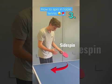 How to CREATE spin in Table Tennis 😮🏓 #pingpong #shorts #tabletennis #serve #spin
