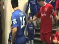 Cheeky Kid Hand Shake With Steven Gerrard