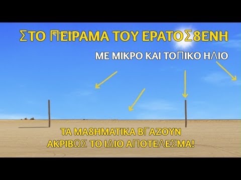 Why Eratosthenes was Wrong - Γιατί ο Ερατοσθένης ήταν Λάθος! ΕΠΙΠΕΔΗ ΓΗ Video