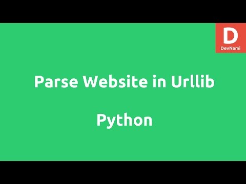 Parse Website with urllib in Python